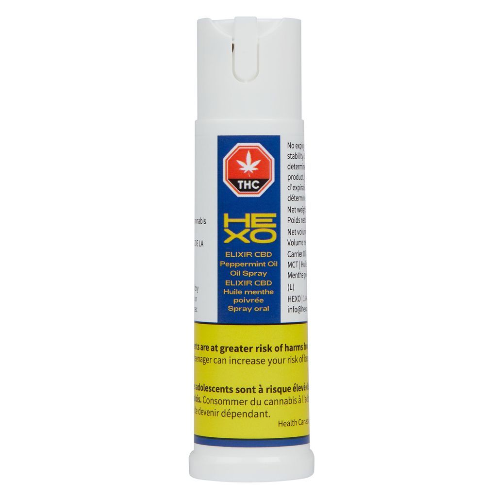 Elixir CBD Peppermint Oil Oral Spray