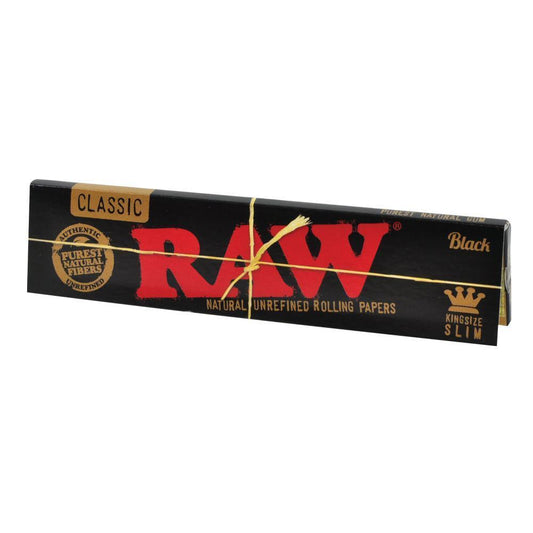 RAW - Black Hemp Rolling Papers King Size Slim