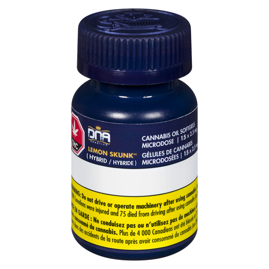 DNA Genetics - Lemon Skunk Softgels 2.5 mg