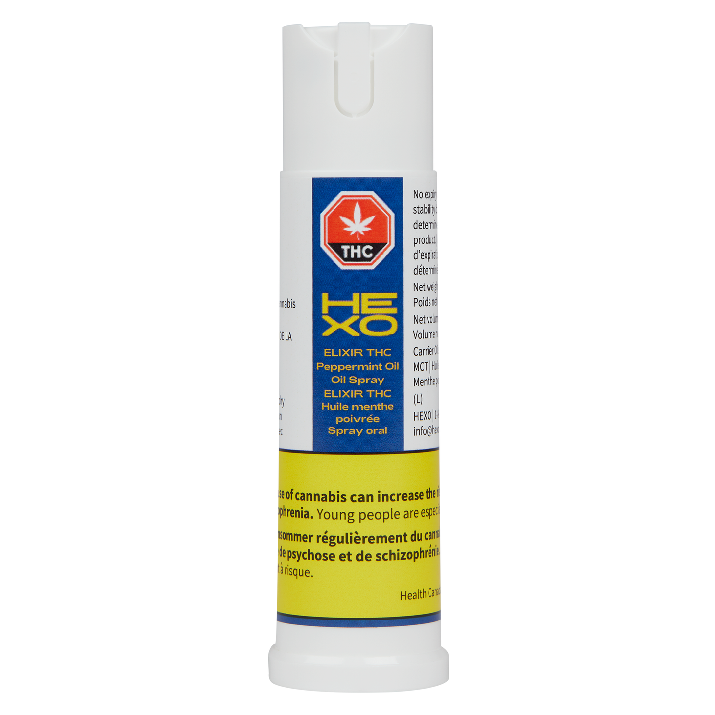 Hexo - Elixir THC Peppermint Oil Oral Spray