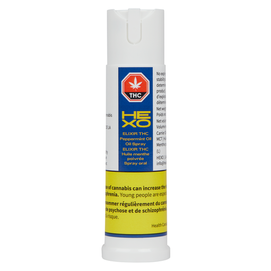 Hexo - Elixir THC Peppermint Oil Oral Spray