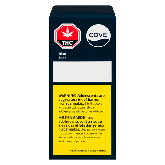 Cove - Rise Oil (21-27 mg/ml THC,<1 mg/ml CBD)