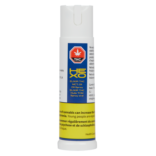 Hexo - Elixir THC MCT Oil Oral Spray (23-25 mg/ml THC)