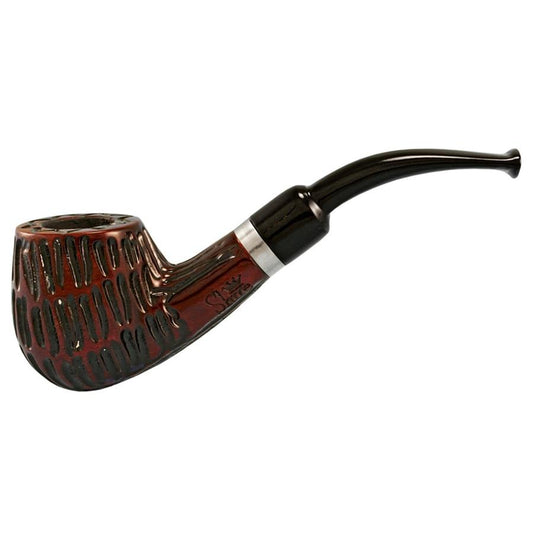 Engraved Brandy Wooden Pipe